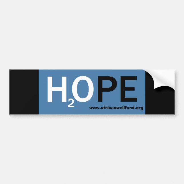 H20PE bumper sticker (Front)