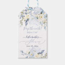 H2 Blue Hydrangea Cream Roses Bridal Shower