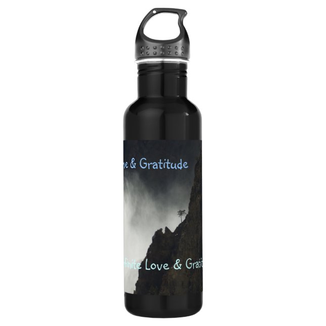 H2o Bottle- Love & Gratitude 710 Ml Water Bottle (Front)