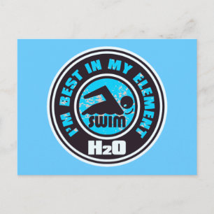H2O_SWIMMER POSTCARD