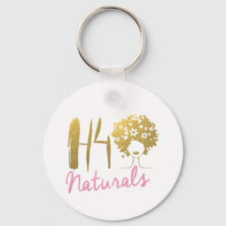 H40 Naturals Round Keychain