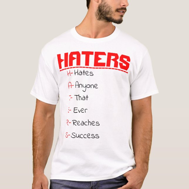 H-A-T-E-R-S T-Shirt (Front)