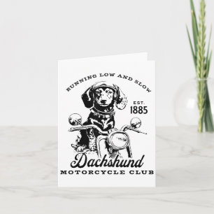 H&amp;h New Life Clothing Uni-adults Dachshund Mot Card
