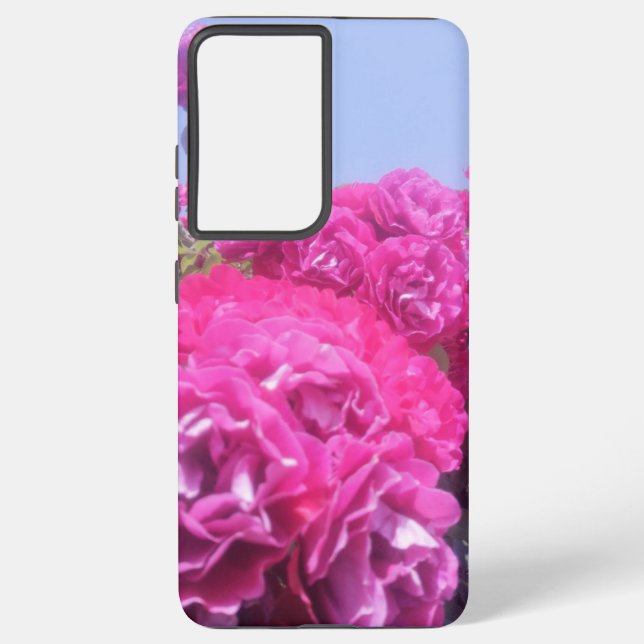 h Beautiful Rose Flower Samsung Galaxy S21 Ultra Case (Back)