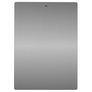 H Bi-Linear Gradient - Dark Grey and Light Grey Clipboard