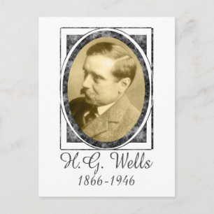 H. G. Wells Postcard