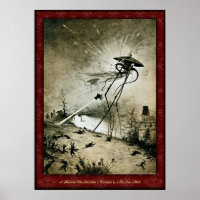 H G Wells War of the Worlds Poster 1
