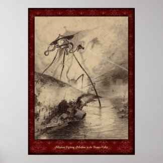 H G Wells War of the Worlds Poster 8
