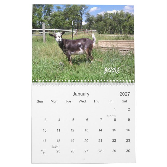 H.H. Garden Goats 2010 Calendar (Jan 2027)