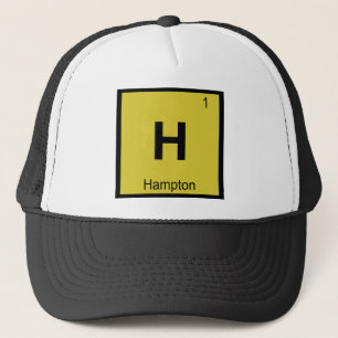 H - Hampton Virginia Chemistry Periodic Table City Trucker Hat