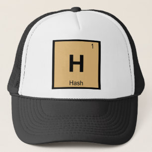H - Hash Chemistry Periodic Table Symbol Trucker Hat