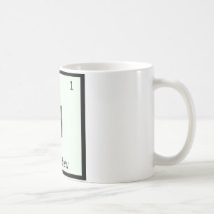 H - Honeydew Melon Chemistry Periodic Table Symbol Coffee Mug