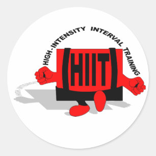 H.I.I.T Skipping Classic Round Sticker