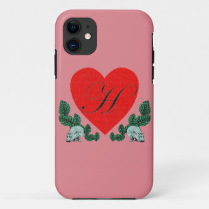 H in a heart Case-Mate iPhone case