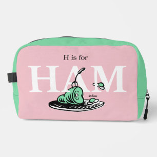 "H is for HAM" Alphabet Design Dopp Kit