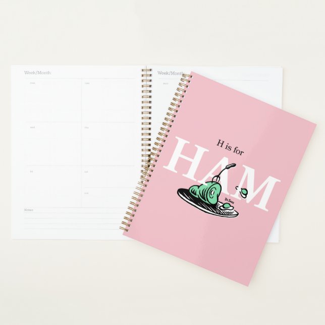 "H is for HAM" | Alphabet Design Planner (Display)
