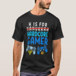 H Is For Hanukkah Gamer Video Gaming Chanukah Boys T-Shirt<br><div class="desc">H Is For Hanukkah Gamer Video Gaming Chanukah Boys Men.</div>
