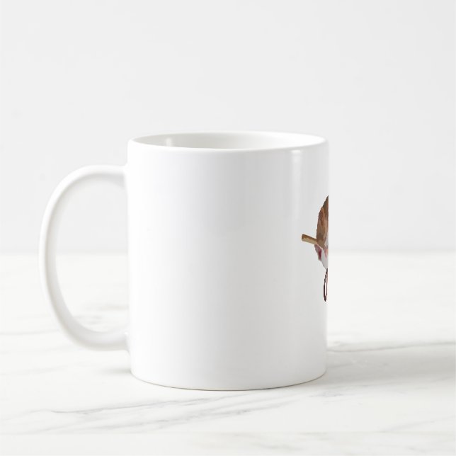H is for Harvest Mouse Coffee Mug (Left)