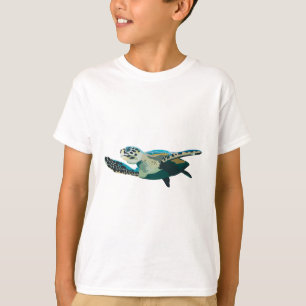 H is for Hawksbill Turtle T-Shirt