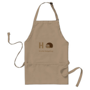 H is for Hedgehog Standard Apron