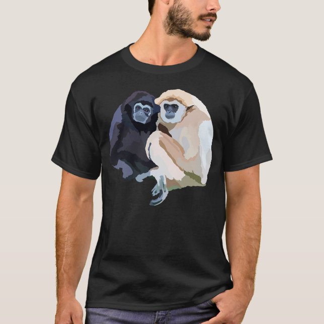 H Is For Hoolock Gibbon T-Shirt (Front)