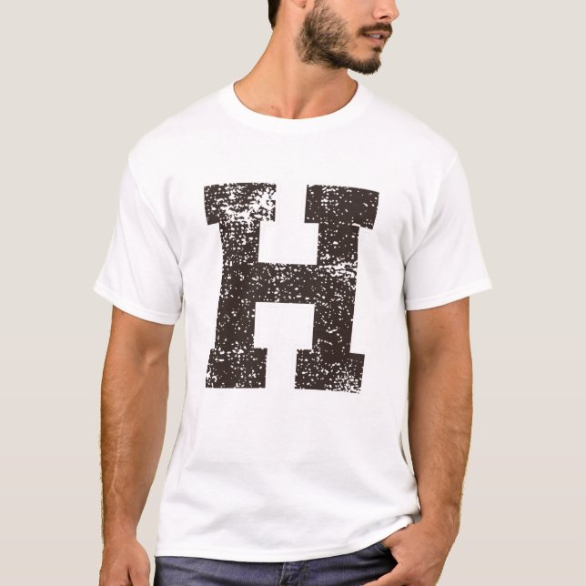 H Latter T-Shirt (Front)