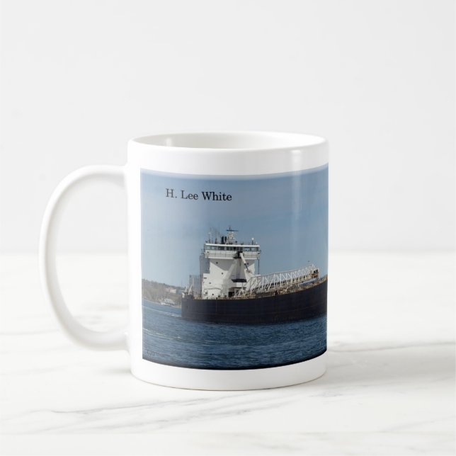 H Lee White full picture mug (Left)