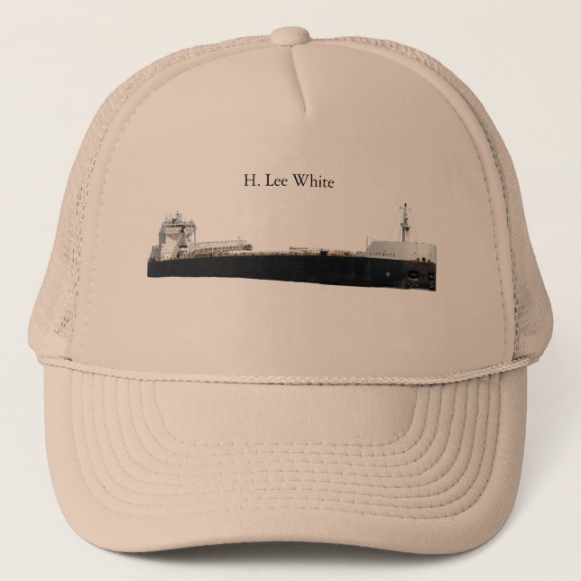 H. Lee White trucker hat (Front)