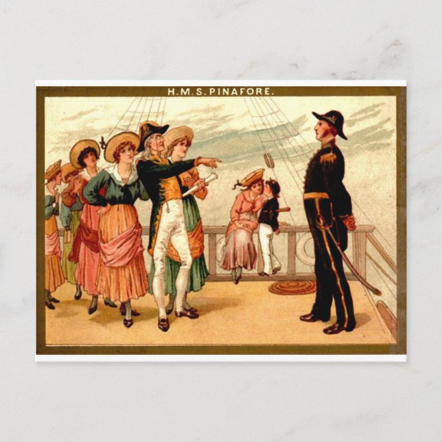 H.M.S. Pinafore Postcard (Front)