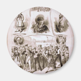 H.M.S. Pinafore Vintage Theatre Magnet