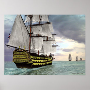 H M S Victory Poster