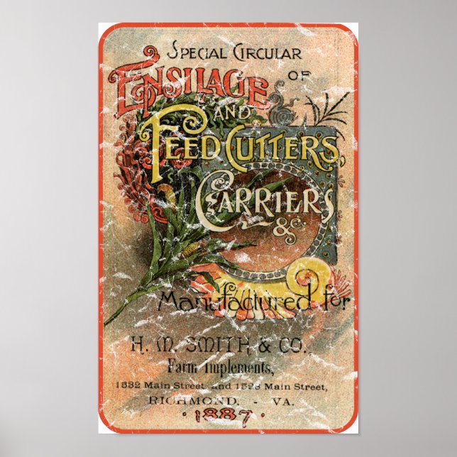 H.M. Smith & Co.-1887 - distressed Poster (Front)