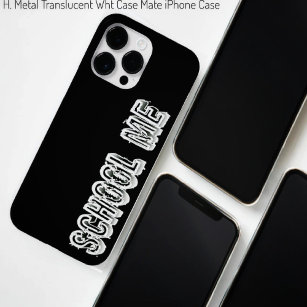 H Metal Translucent-Wht Case-Mate iPhone 14 Pro Max Case