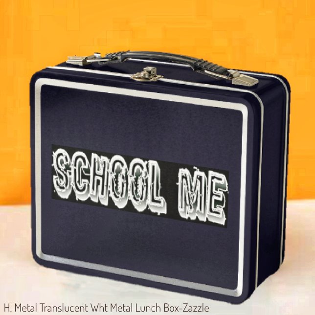 H. Metal Translucent-Wht Lunch Box (Creator Uploaded)