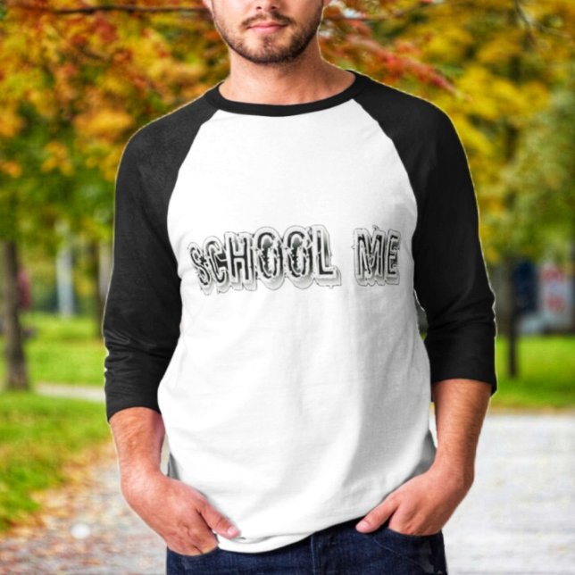 H. Metal Translucent-Wht  T-Shirt (Fall would be here soon, and you're prepared with your customized, Raglan t-Shirt!)