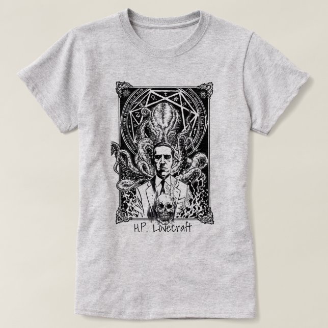 H.P. Lovecraft T-Shirt (Design Front)