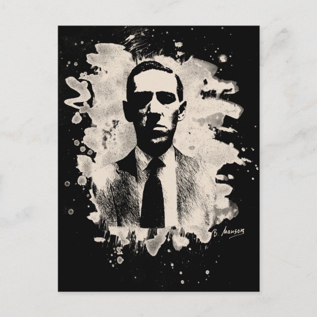 H. P. Lovecraft Tribute Postcard (Front)