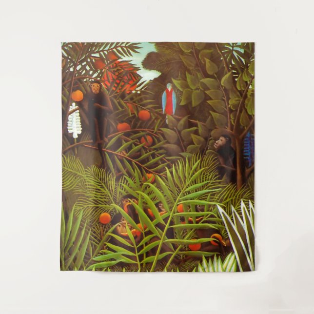 H Rousseau "Exotic landscape" Tapestry (Front)