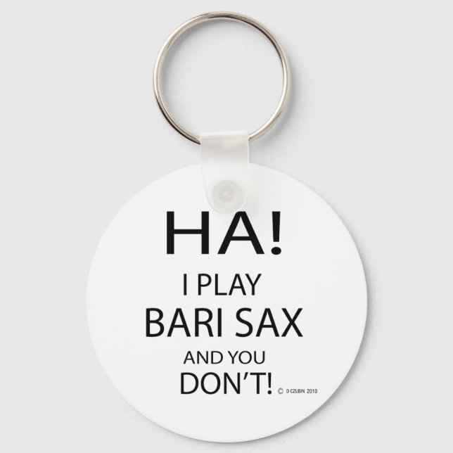 Ha Bari Sax Key Ring (Front)