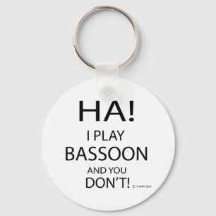 Ha Bassoon Key Ring