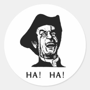 Ha Ha Guy Classic Round Sticker