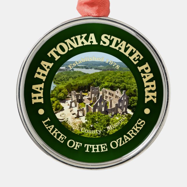 Ha Ha Tonka SP Metal Tree Decoration (Front)