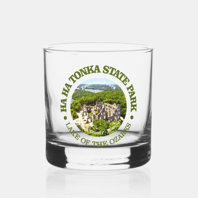 Ha Ha Tonka SP Whiskey Glass (Front)