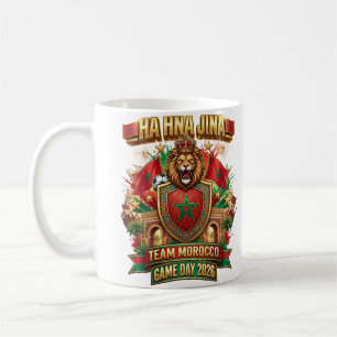 🇲🇦 HA HNA JINA Team Morocco Game Day 2026  Coffee Mug