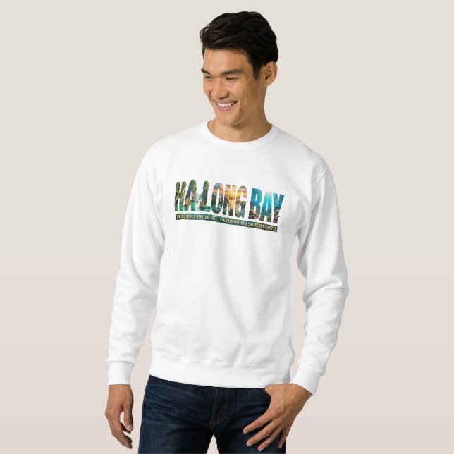Ha Long Bay Limestone Karsts Emerald Waters Sweatshirt (Front Full)