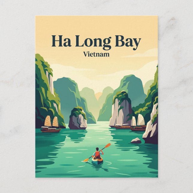 Ha Long Bay, Vietnam Postcard (Front)