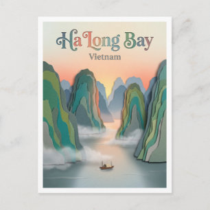 Ha Long Bay Vietnam Postcard
