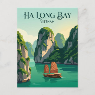 Ha Long Bay Vietnam Postcard