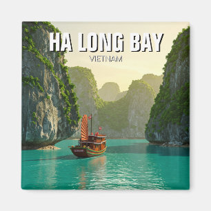 Ha Long Bay Vietnam Travel Magnet