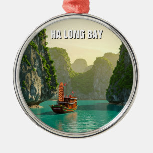 Ha Long Bay Vietnam Travel Metal Tree Decoration
